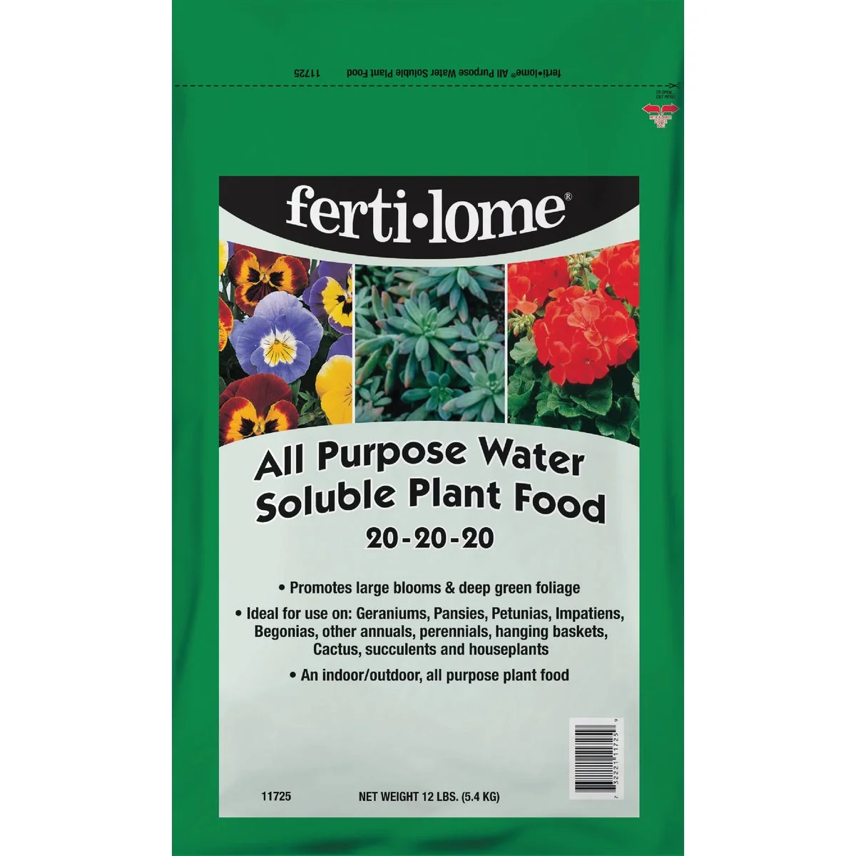 Exceptional Ferti-Lome 12 Lb. 20-20-20 All Purpose Dry Plant Food Reusable