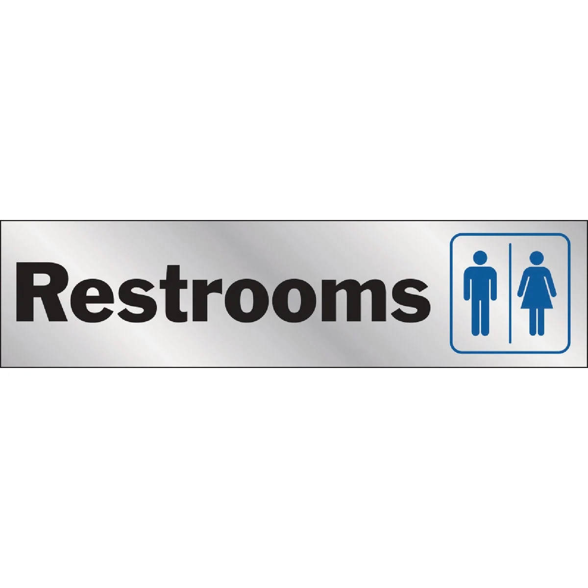 Modern Hy-Ko 2×8 Restroom Sign Stylish