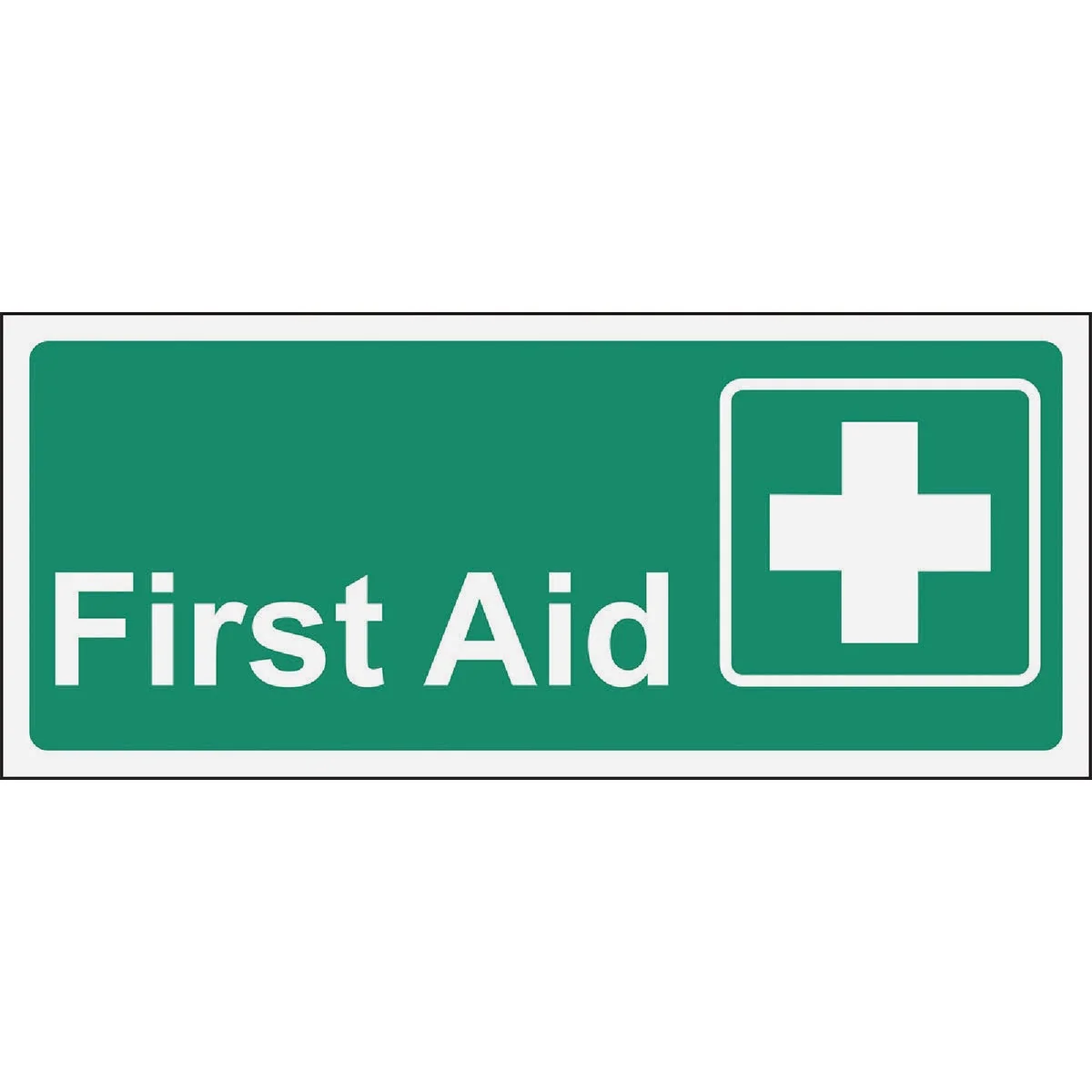 Lightweight Hy-Ko Plastic Sign First Aid Premium Material