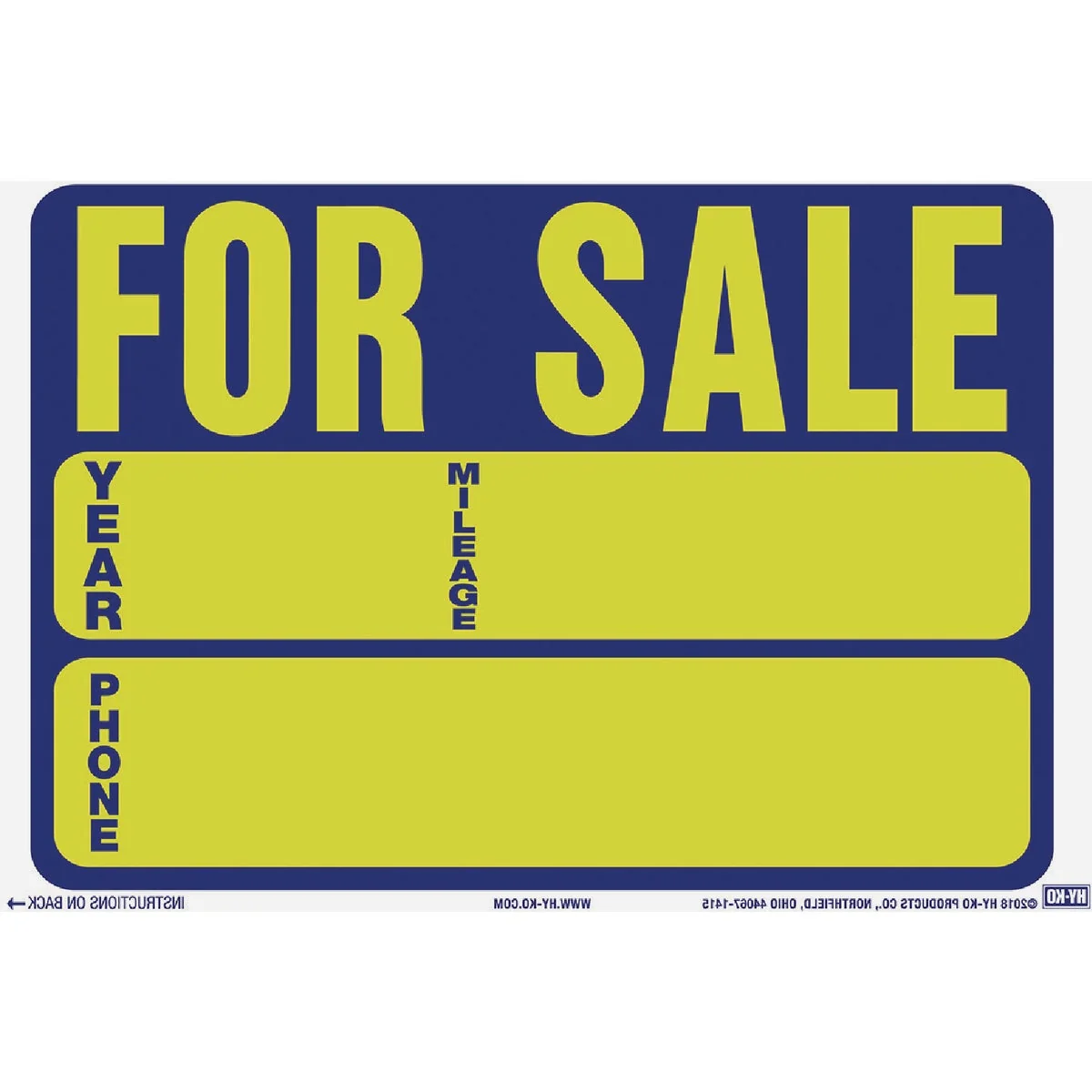 Convenient Hy-Ko Auto For Static Cling Sign Genuine
