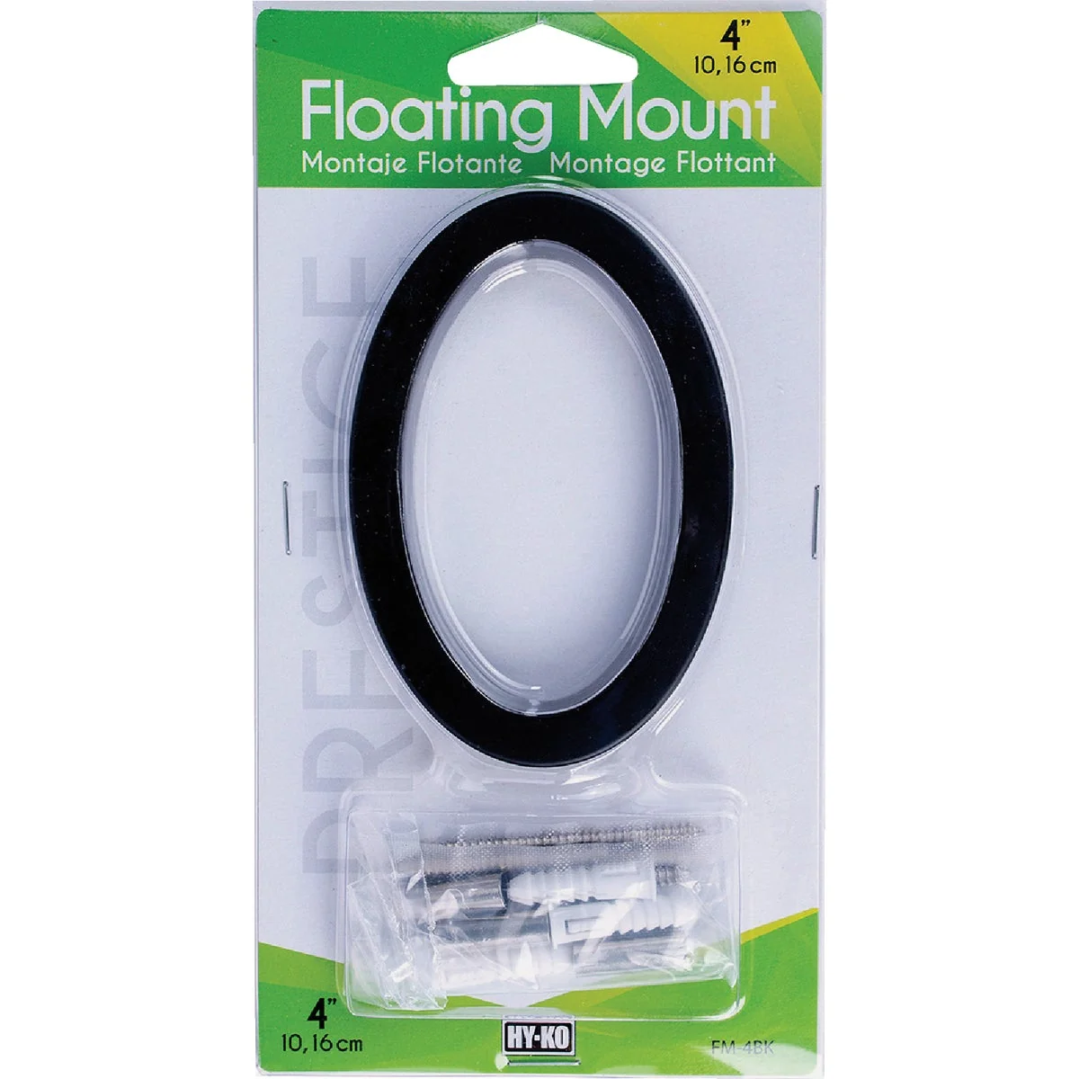 User-Friendly Hy-Ko 4 In. Black Floating Mount Number 0 Unique