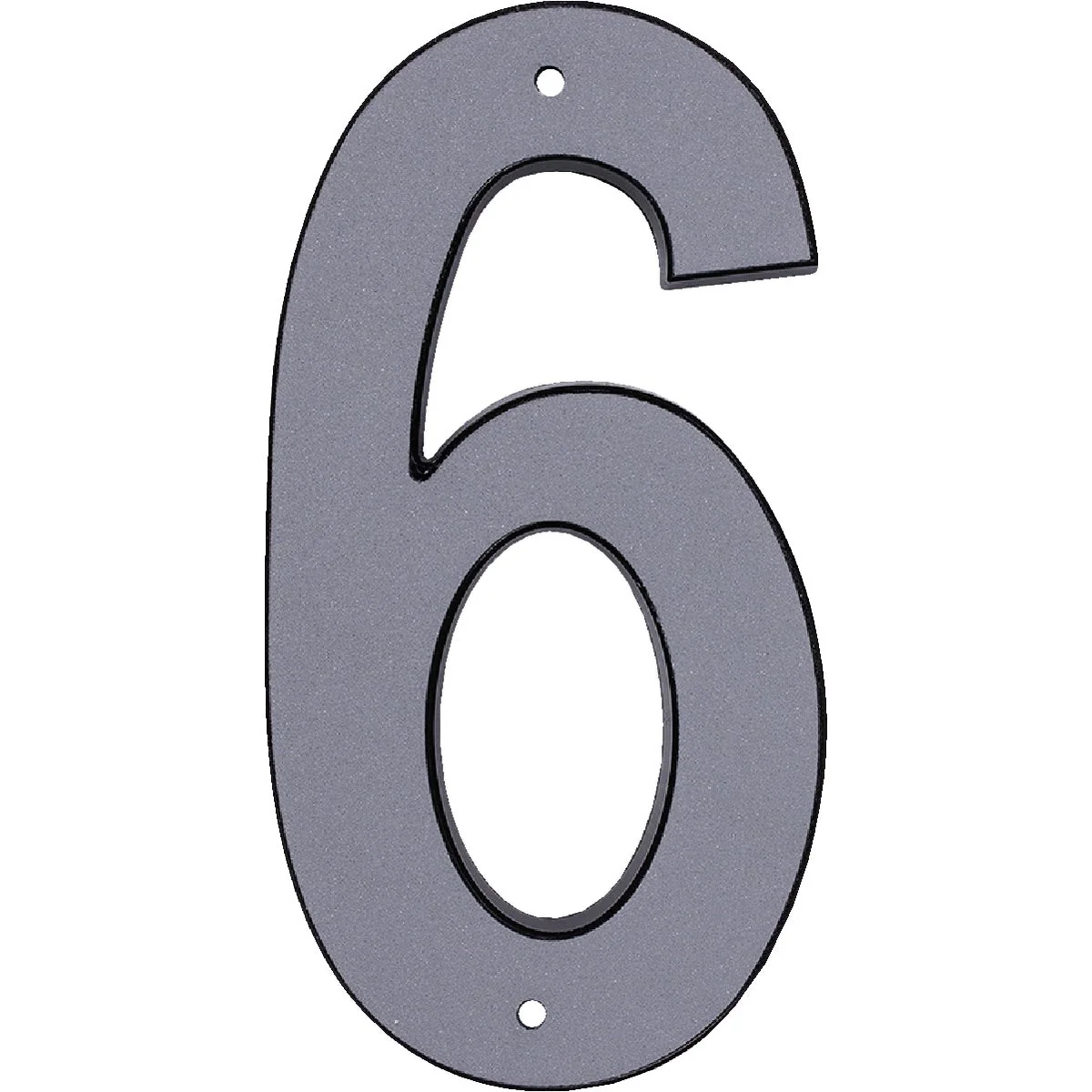 World-Class Hy-Ko 4 In. Reflective Plastic Number 6 Casual