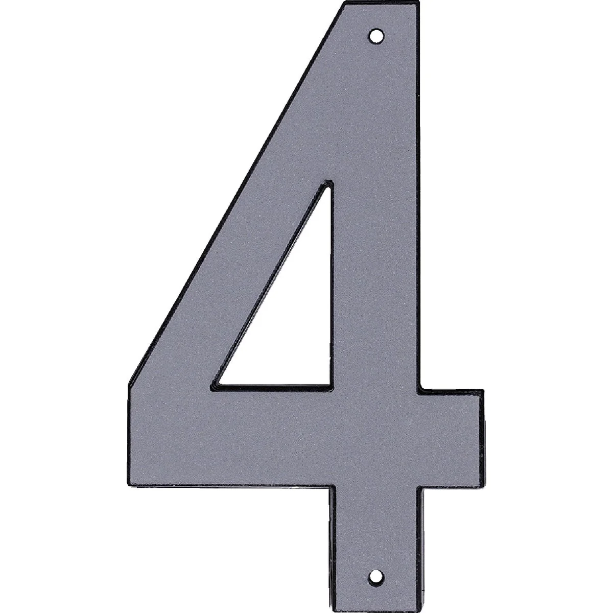 Contemporary Hy-Ko 4 In. Reflective Plastic Number 4 Responsible