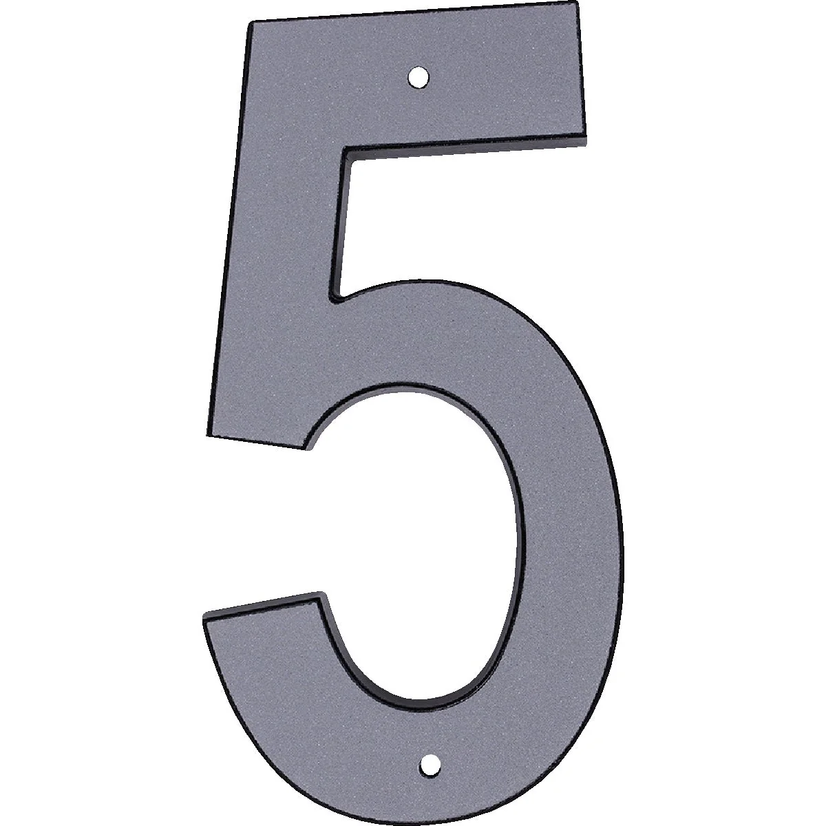 Verified Hy-Ko 4 In. Reflective Plastic Number 5 Practical