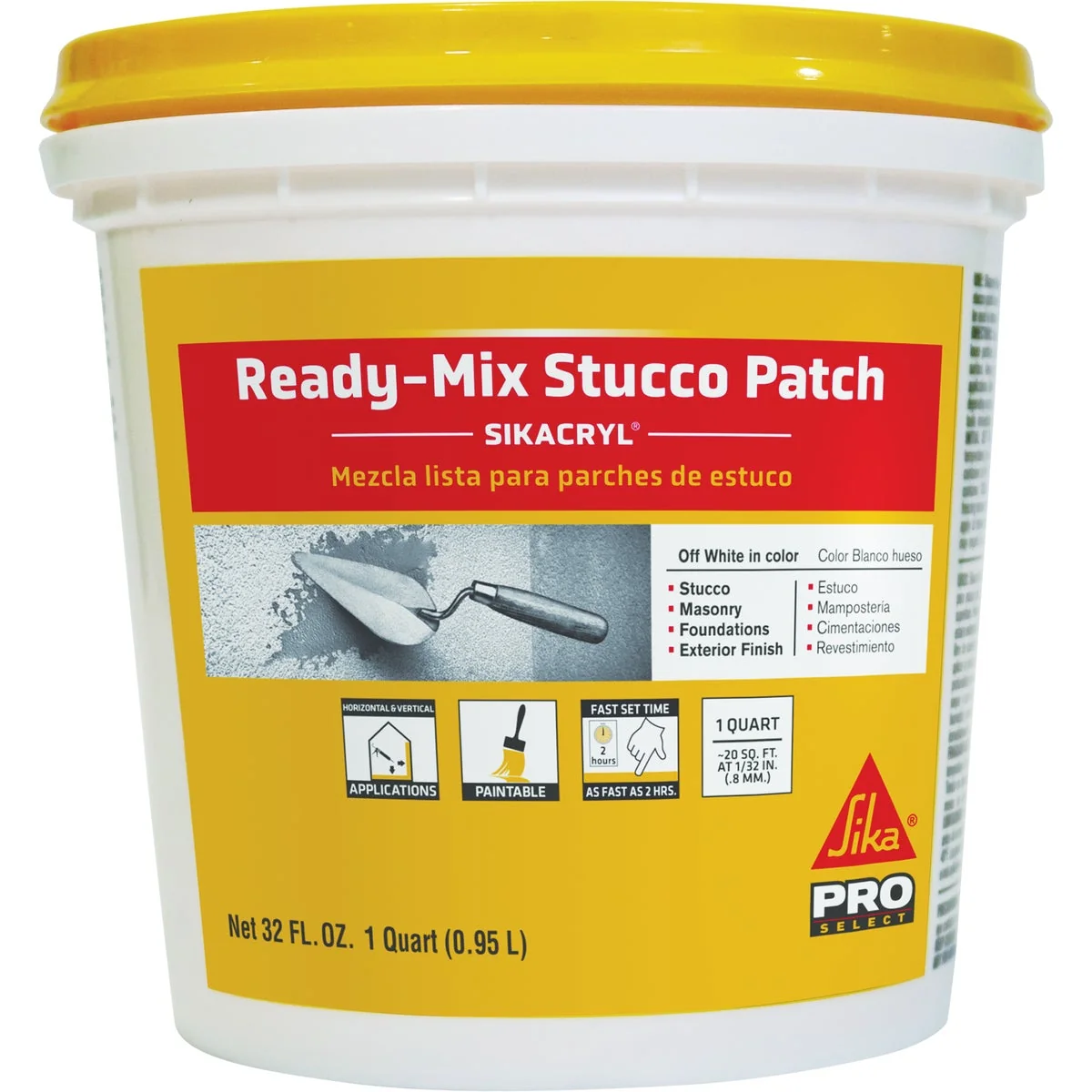 Artisan Sikacryl 1 Qt. Stucco Patch Healthy