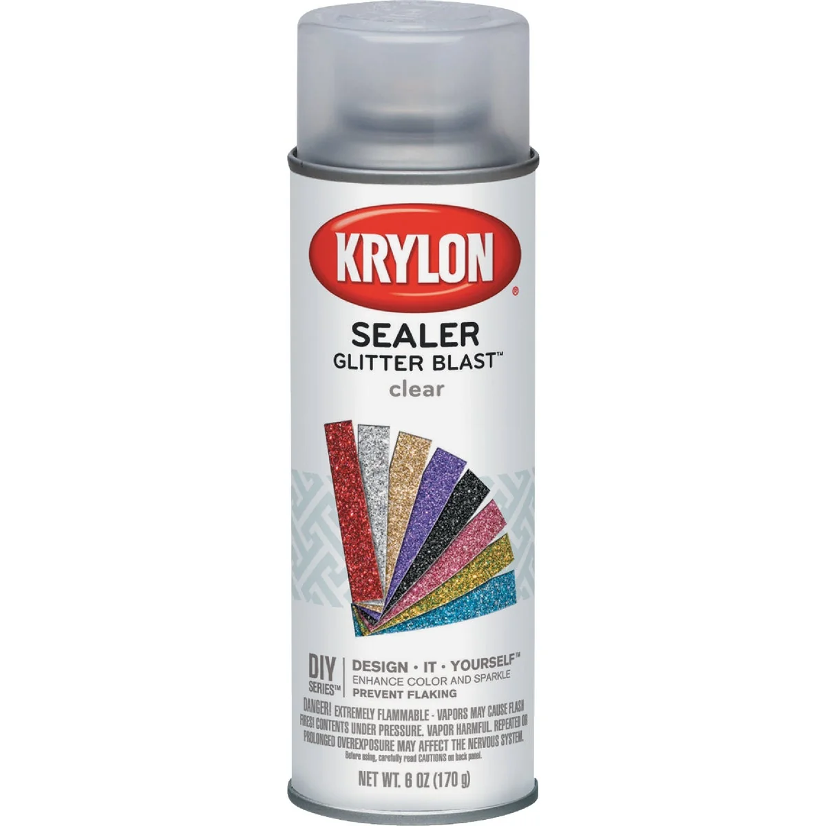 Advanced Krylon Glitter Blast 6 Oz. Clear Sealer Spray Enhanced