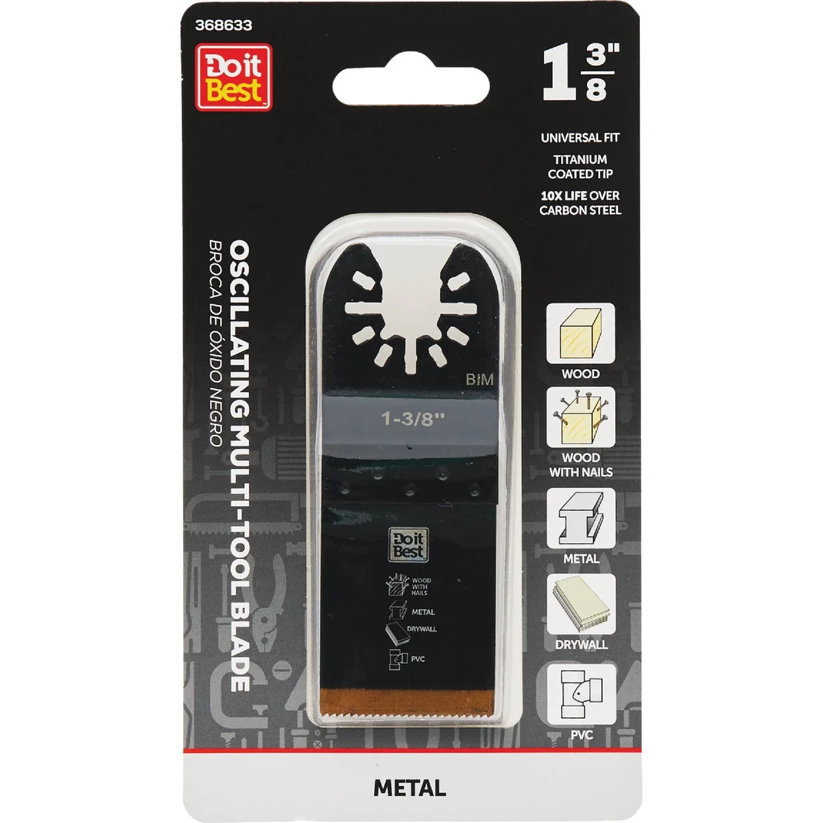 Clean 1-3 8 Oscillating Multitool Blade Organic
