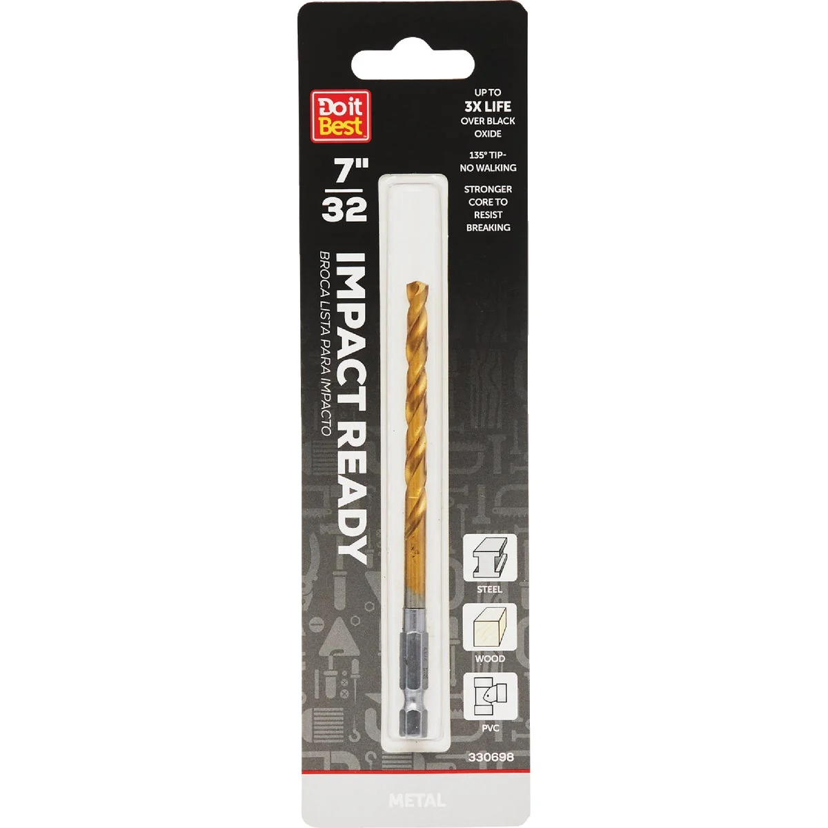 Reusable Do it 7 32 In. Impact Ready Drill Bit Certified