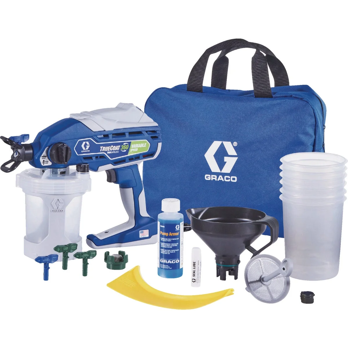Unique Graco TrueCoat 360 Variable Speed Handheld Airless Paint Sprayer Genuine