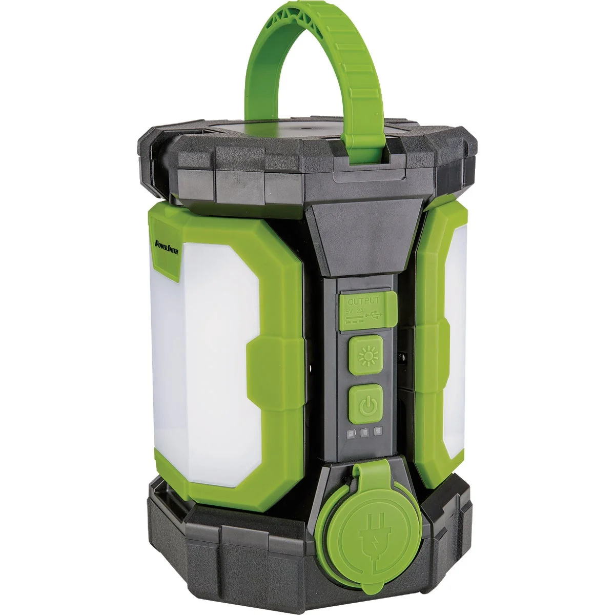 Clean Powersmith Voyager 5000 Lm. LED Jobsite Lantern with 3-Way Power Prestigious