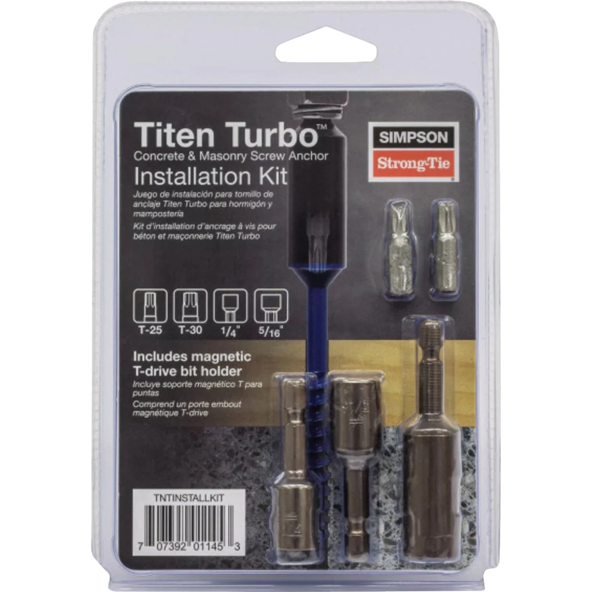High-Grade Simpson Strong-Tie Titen Turbo Installation Tool Kit Luxury