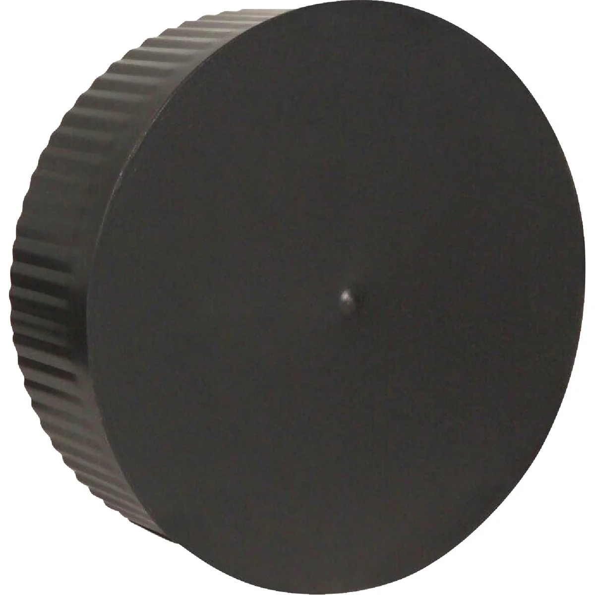 Top-Quality Imperial 7 In. Dia. 24 Ga. BE Crimp End Cap Black Recyclable