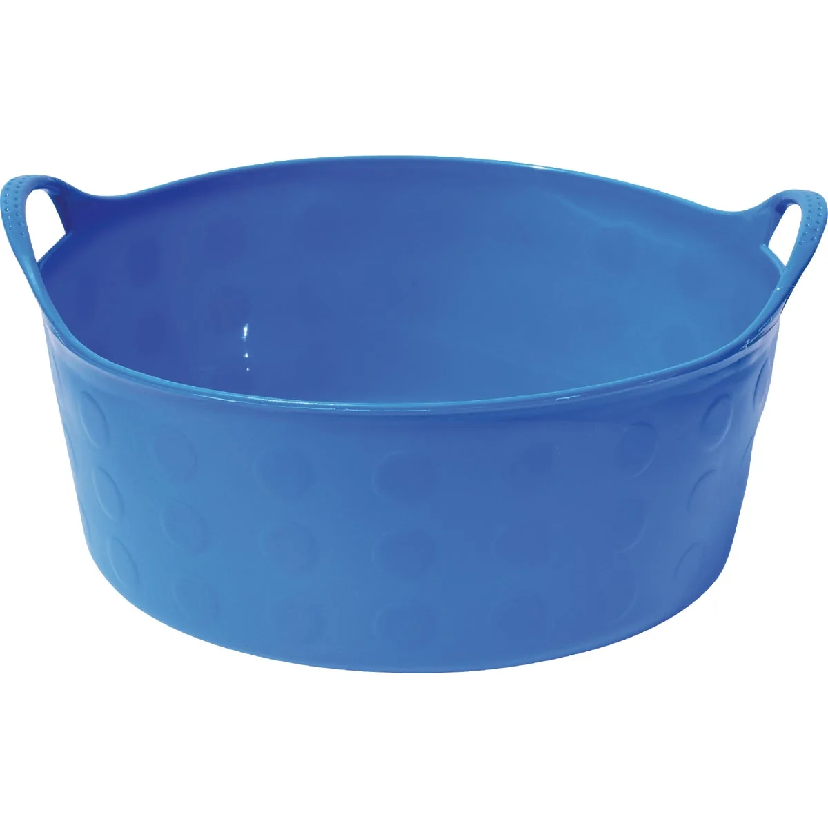 Exclusive Tuff Stuff 4 Gal. Sky Blue Short Plastic Flex Tub Luxury