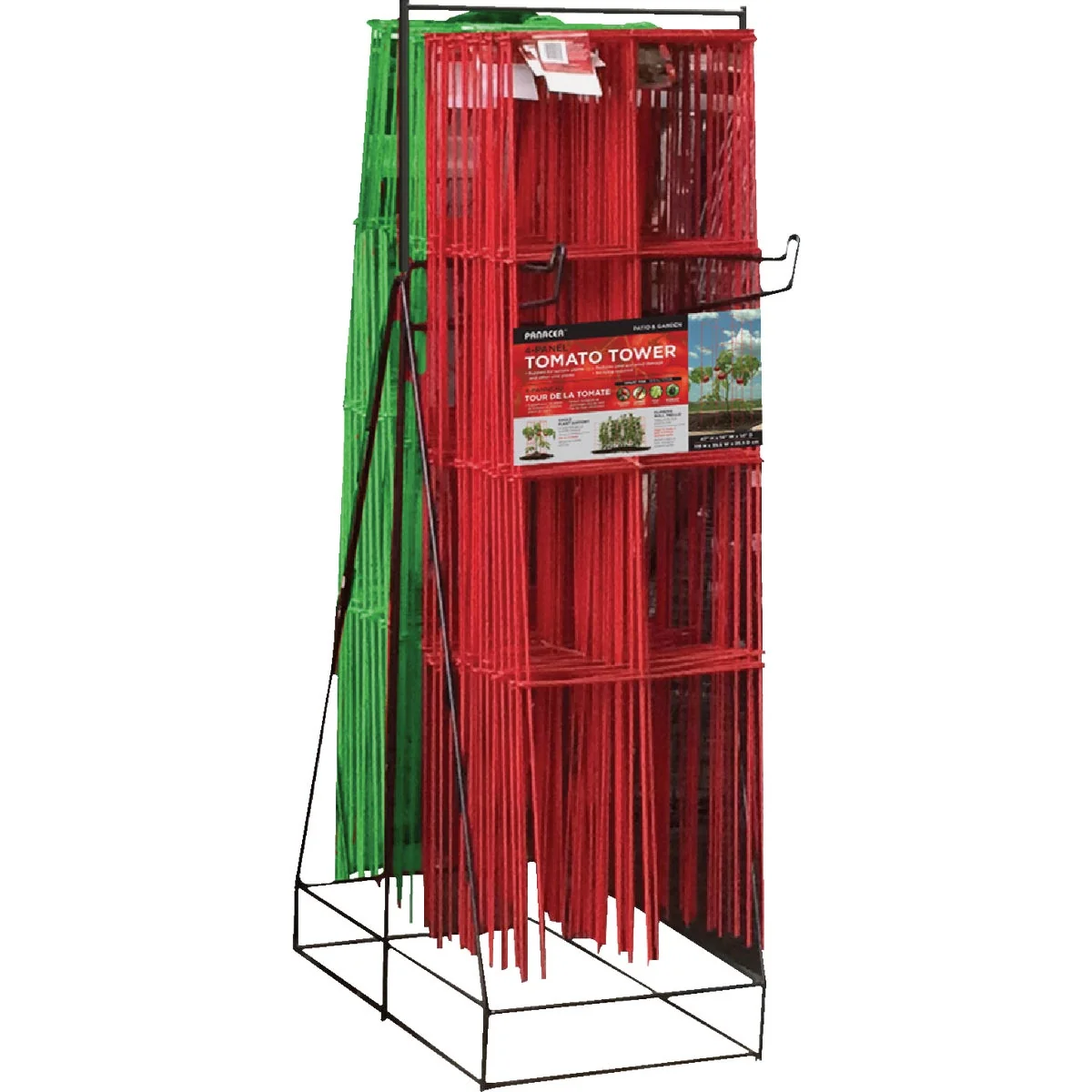 Minimalist Panacea Red Green Tomato Tower Display 20-Piece Easy-to-Use