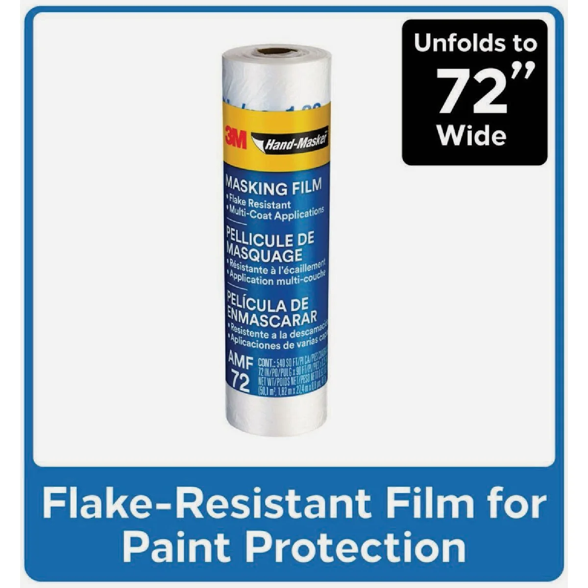 Crafted 3M Hand-Masker 72 In. x 90 Ft. x 0.35 Mil. Advanced Masking Film Prestigious