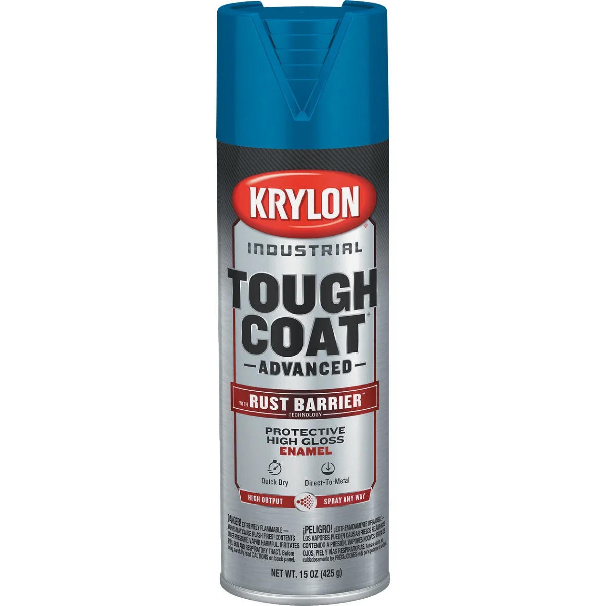Outstanding Krylon Industrial Tough Coat 15 Oz. Gloss Deep Blue Rust Barrier Spray Enamel Fashionable
