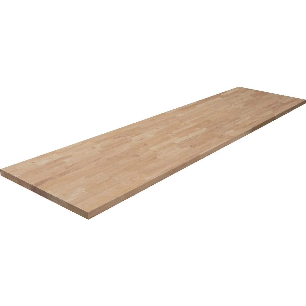 Breathable VT Industries CenterPointe 98 In. L x 25 In. D x 1.5 In. T Unfinished Hevea Wood Butcher Block Countertop with Square Edge First-Class
