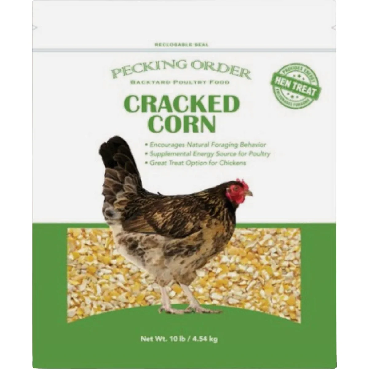 Carefully Designed Pecking Order 10 Lb. Cracked Corn Prestigious