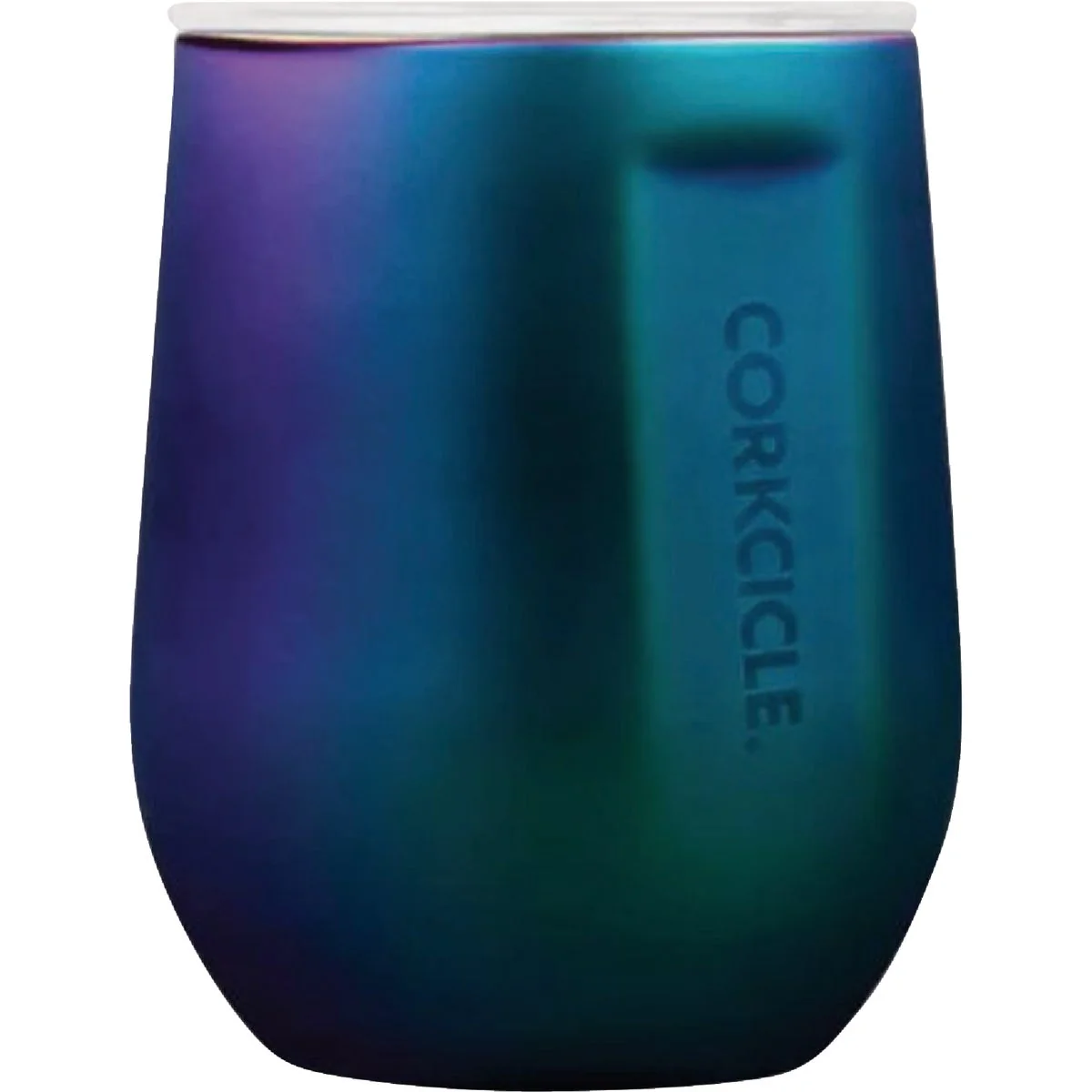 Solid Corkcicle 12 Oz. Stemless Wine Glass in Dragonfly Classic