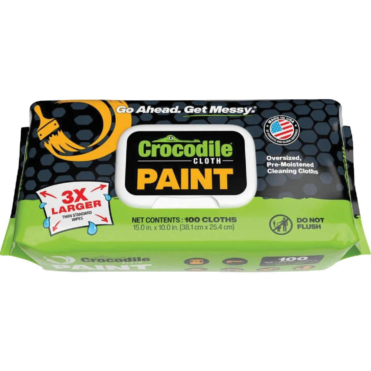 Proven Crocodile Cloth Paint Cleaning Wipes 100-Count Trendy