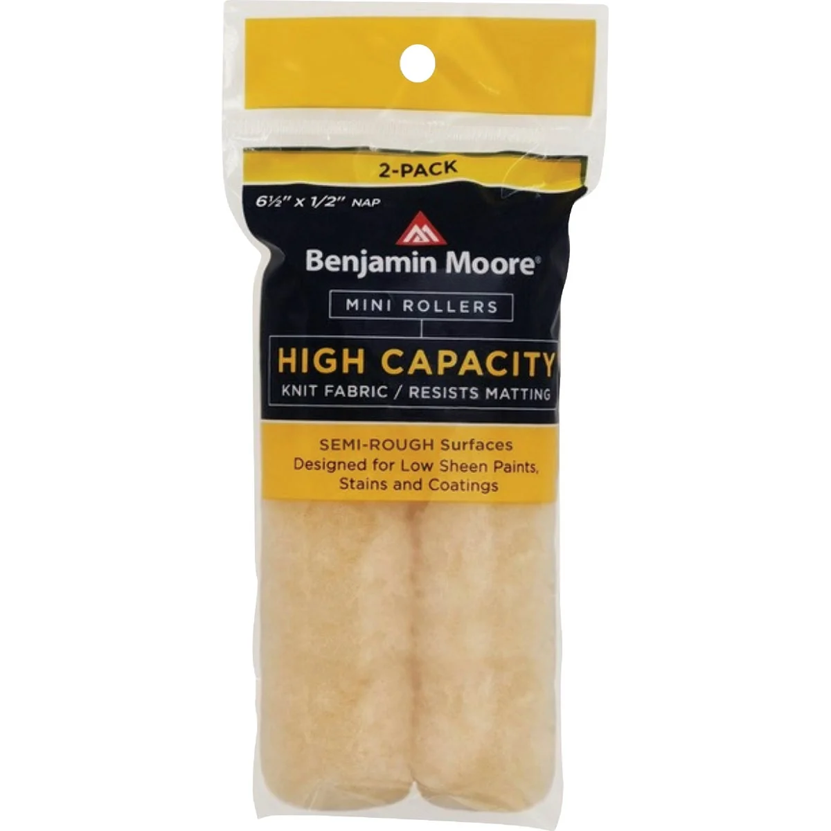 Original Design Benjamin Moore 6.5 In. x 1 2 In. High Capacity Roller 2-Pack Selected