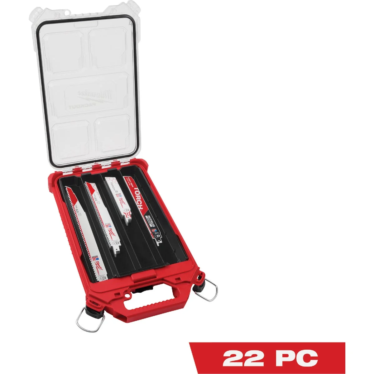 Long-Lasting Milwaukee SAWZALL 22-Piece Reciprocating Saw Blade Set in PACKOUT Organizer Classic
