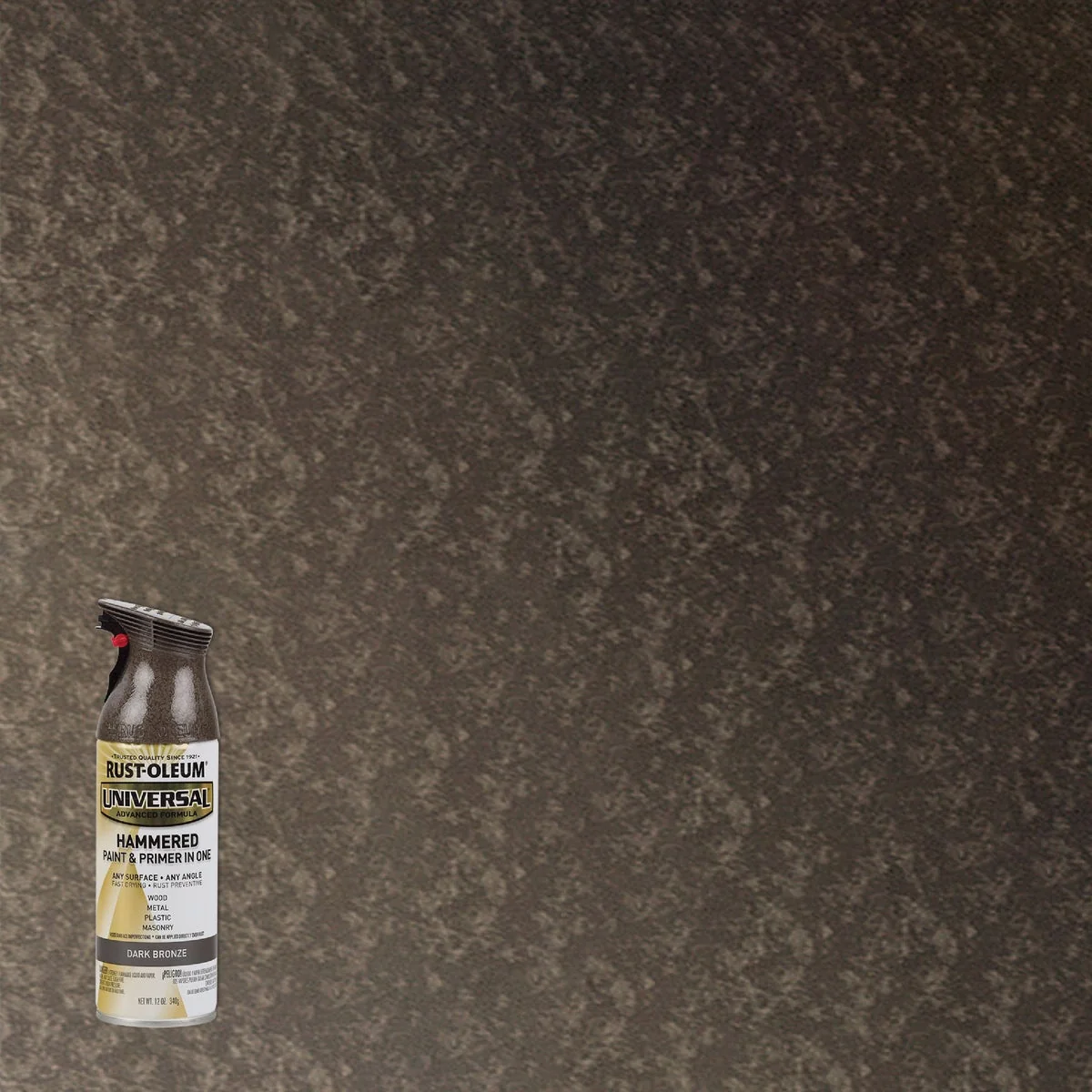 Stylish Rust-Oleum Universal 12 Oz. Hammered Dark Bronze Spray Paint Minimalist