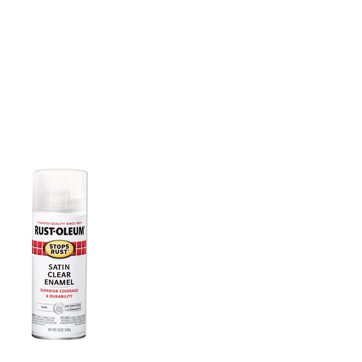 Breathable Rust-Oleum Stops Rust Clear 12 Oz. Satin Anti-Rust Spray Paint Functional