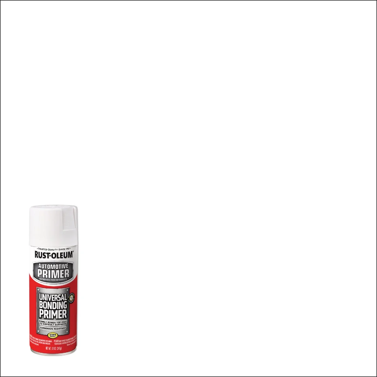 Secure Rust-Oleum Stops Rust 12 Oz. Flat White Universal Bonding Primer Exceptional