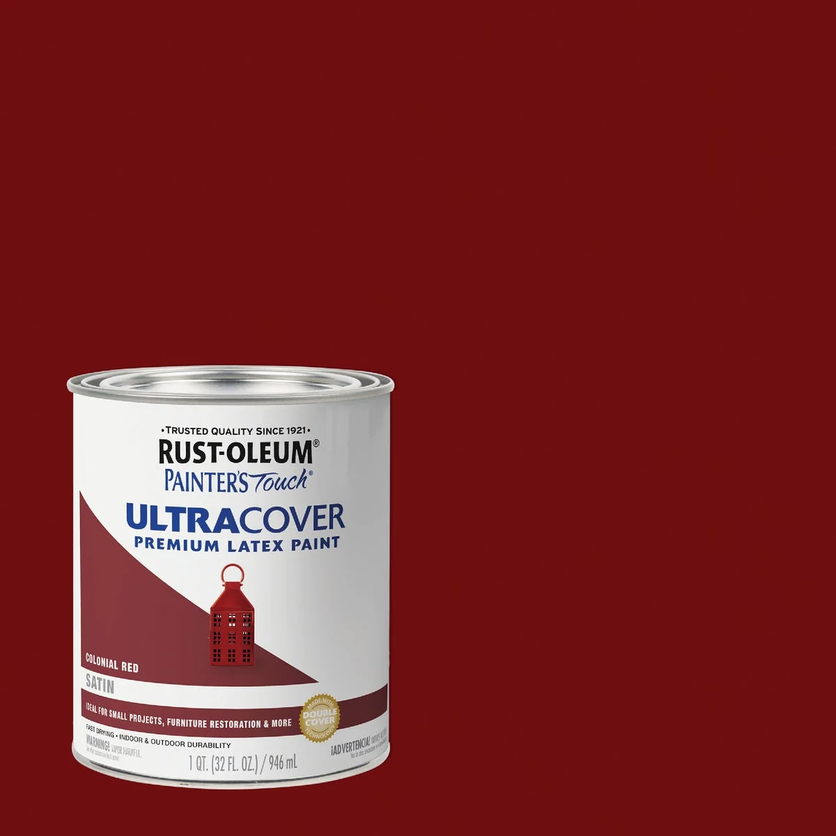 Exclusive Rust-Oleum Painter’s Touch 2X Ultra Cover Satin Premium Latex Paint Colonial Red 1 Qt. Casual