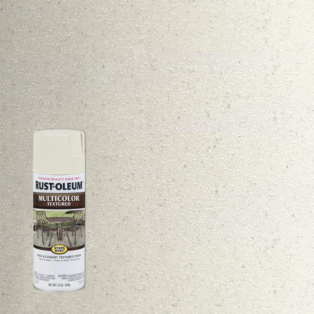 Top-Quality Rust-Oleum Stops Rust 12 Oz. MultiColor Textured Spray Paint Caribbean Sand Consistent