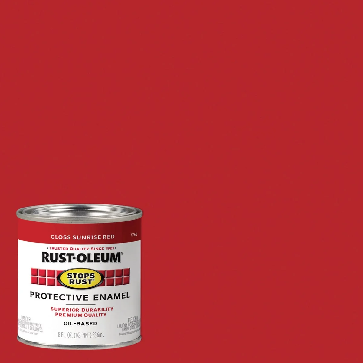 Authentic Rust-Oleum Stops Rust Gloss Rust Control Enamel Paint Sunrise Red 1 2 Pt. Original Design