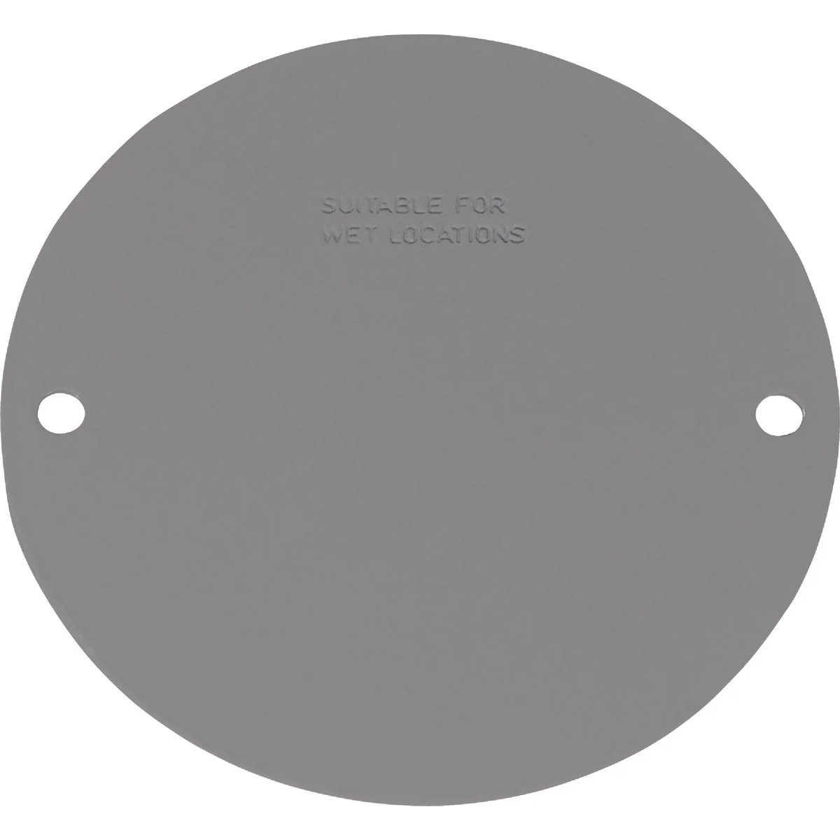 Fast Southwire 4 In. Blank Gray Stamped Steel Weatherproof Cover Prestigious