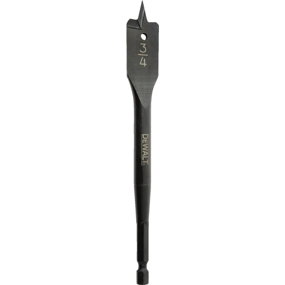 Convenient DeWalt 3 4 In. x 6 In. Wood Boring Carbon Steel Spade Bit Excellent