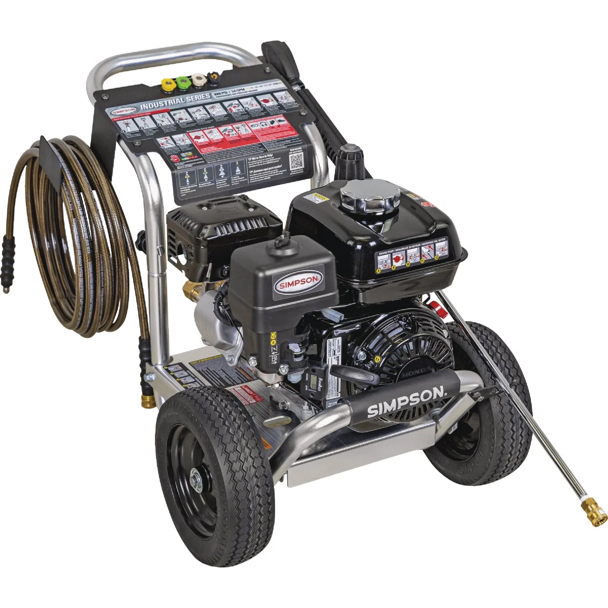 Fashionable Simpson Pressure Washers 3000 psi at 3.0 GPM HONDA GX200 with AAA Triplex Pump Cold Water Gas Professional Pressure Washer Trusted