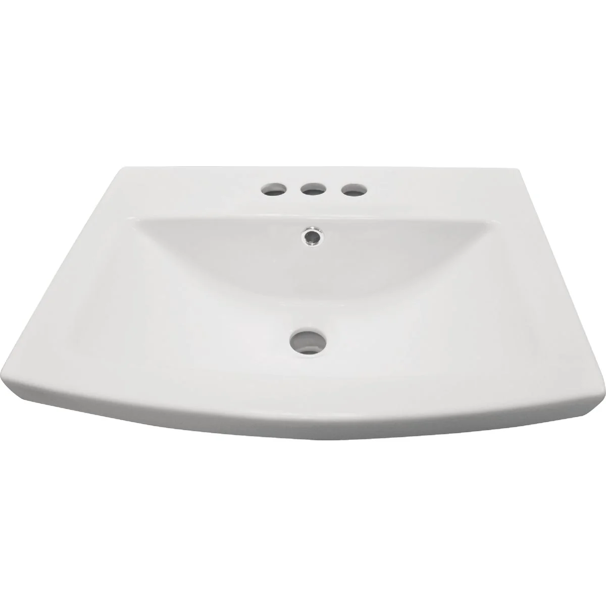 First-Class CMI LEHI White Porcelain Pedestal Sink Bowl World-Class