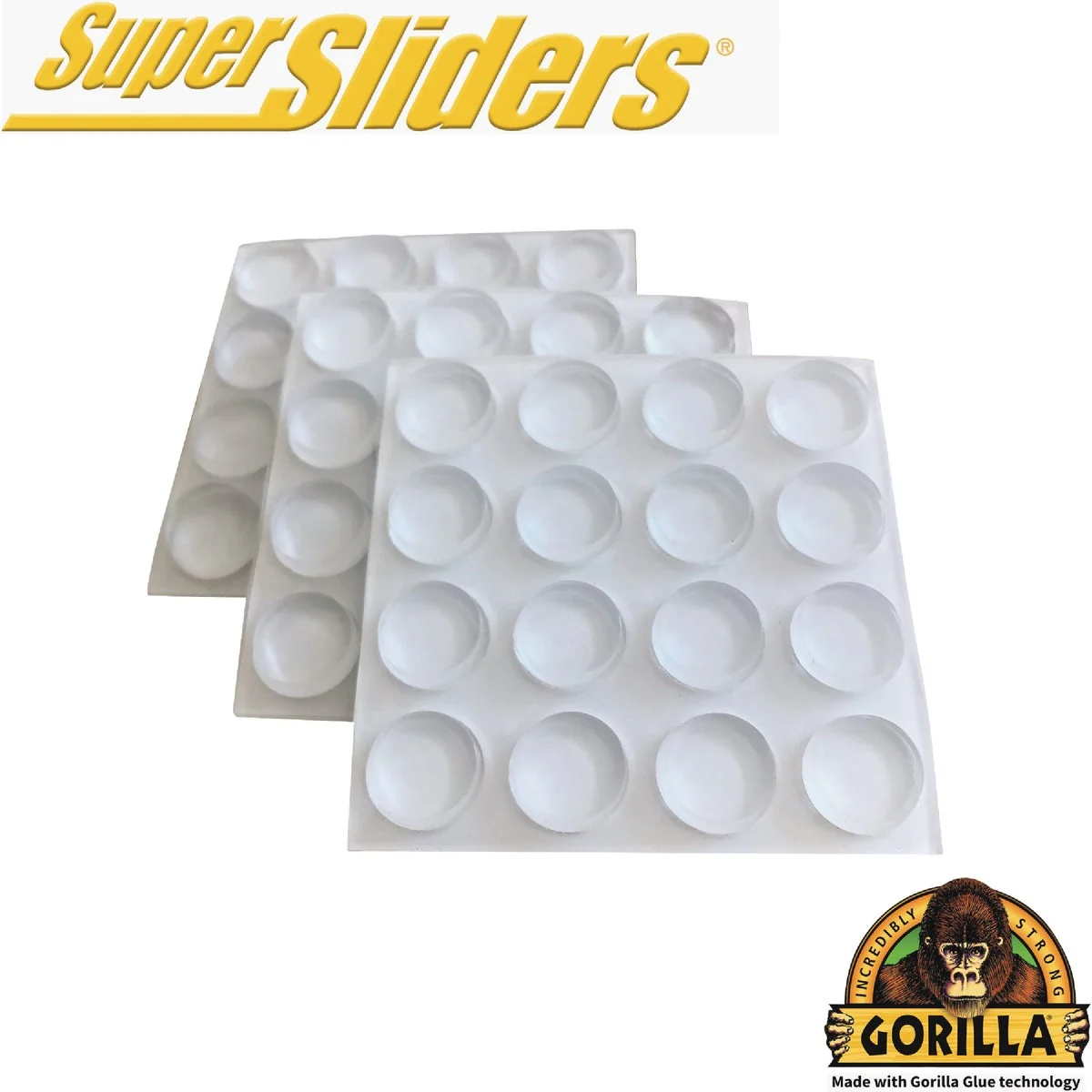 Safe Super Sliders Gorilla Glue HD 1 2 In. Bumper 48-Piece Trusted