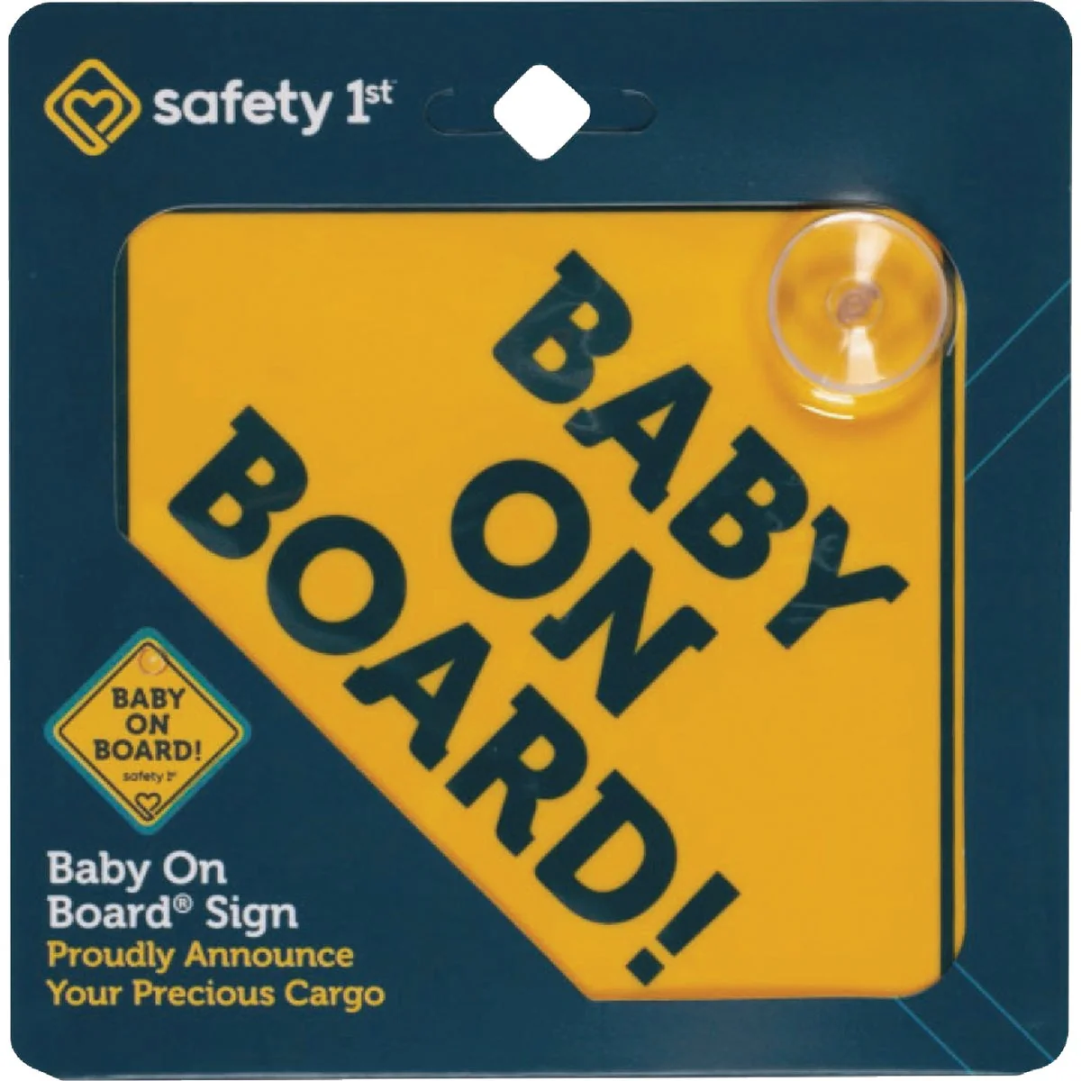 Stylish Safety 1st Baby on Board Sign Secure