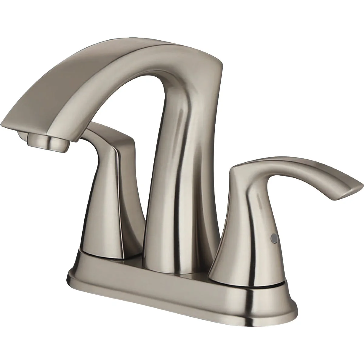 Green Compass Manufacturing 3280BN Brookfield Brushed Nickel 2-Handle Bathroom Faucet With Popup Organic