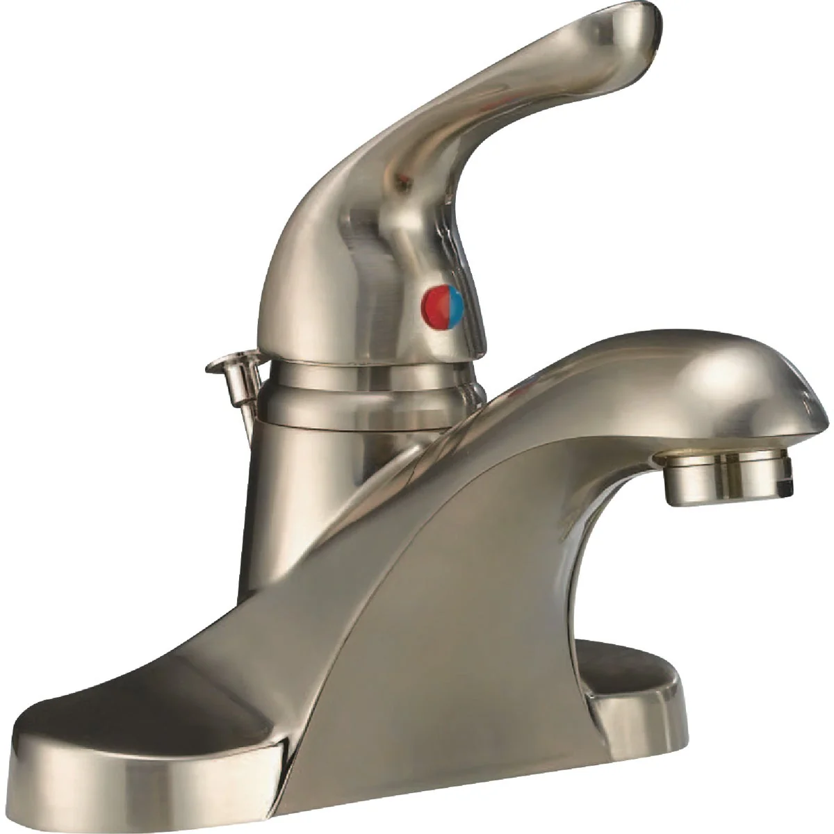 Long-Lasting Compass Manufacturing 3113BN Brookfield Brushed Nickel 1-Handle Bathroom Faucet With Popup Pure