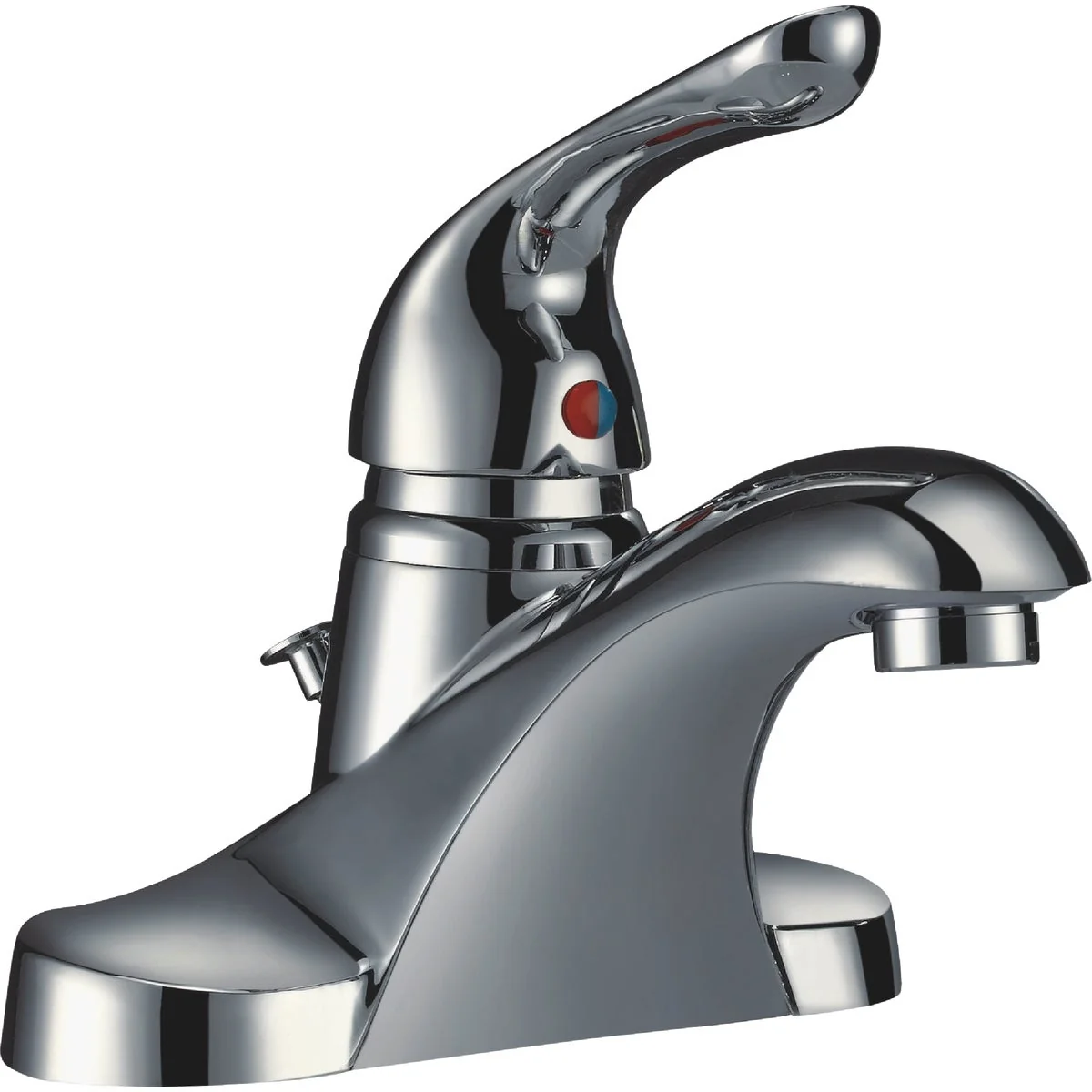 Exclusive Compass Manufacturing 3113C Brookfield Chrome 1-Handle Bathroom Faucet With Popup Modern
