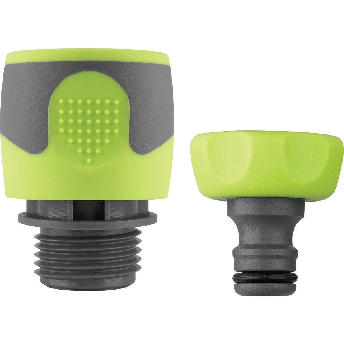 Selected Flexzilla Standard Garden Hose Quick-Connect Coupler Plug Kit ZillaGreen 2-Piece Lightweight