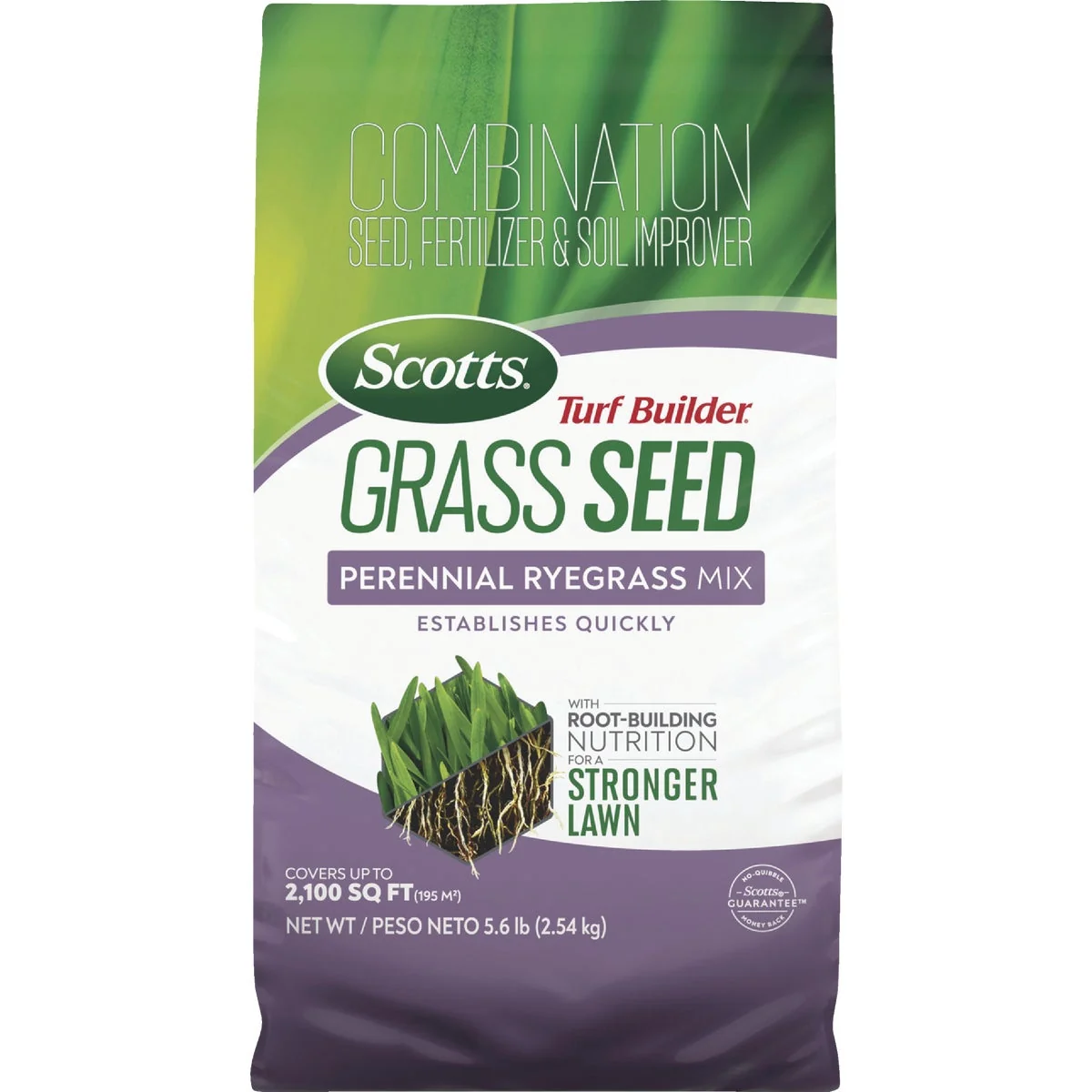 Trendy Scotts Turf Builder 5.6 Lb. 700 Sq. Ft. Perennial Ryegrass Mix Grass Seed Fertilizer and Soil Improver Combination Original Design