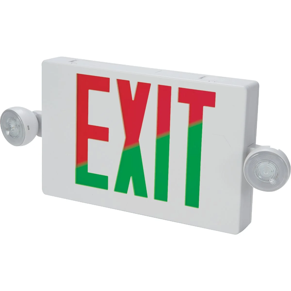 Enhanced Sure-Lites Red Green Selectable Lettering Polycarbonate LED Emergency Light Exit Sign Easy-to-Use