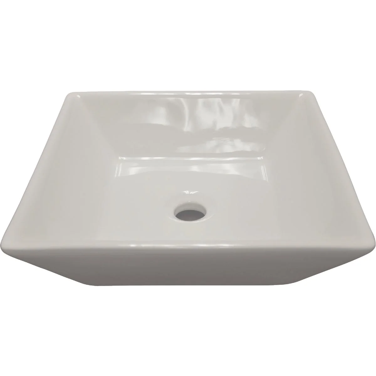 Convenient CMI Round Vessel Bathroom Sink White Traditional