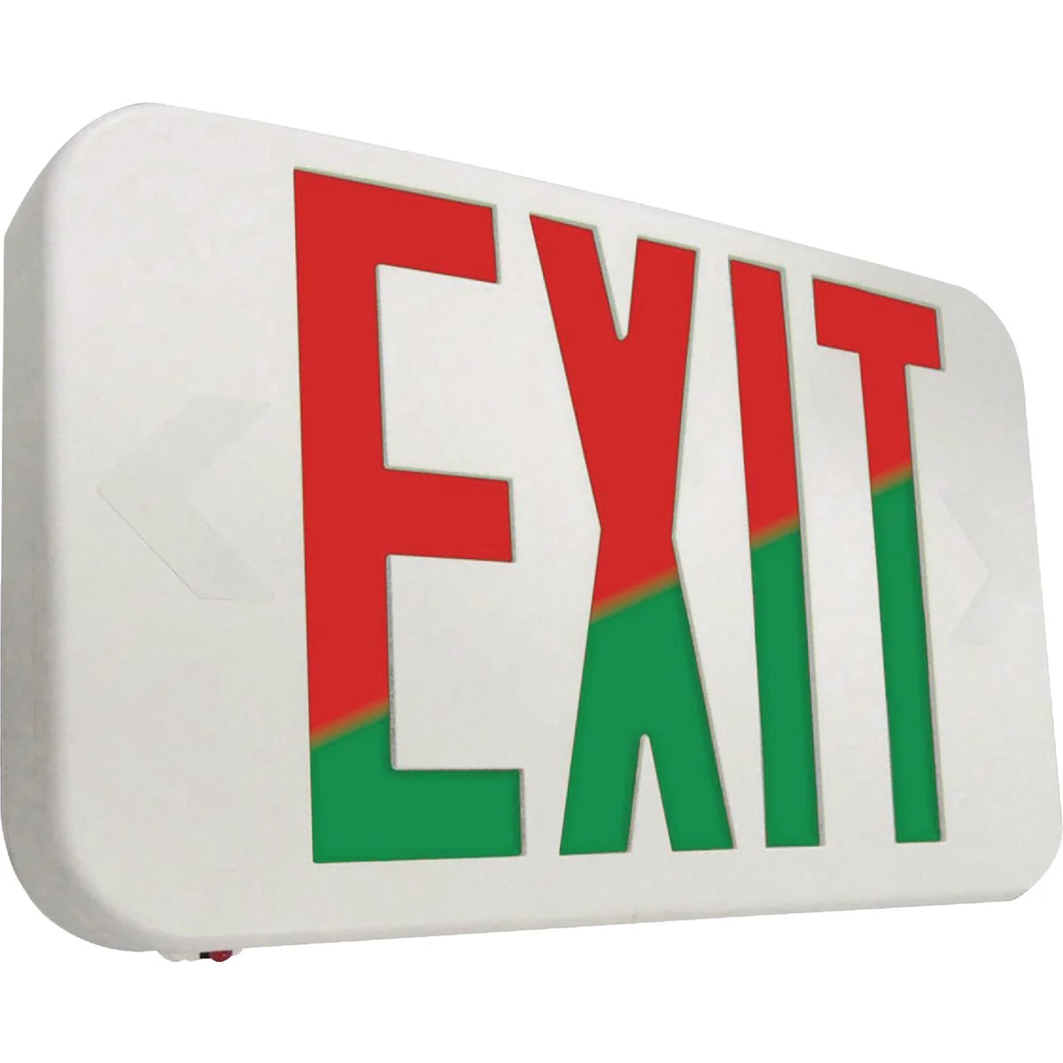 Breathable Sure-Lites Red Green Selectable Lettering Polycarbonate LED Exit Sign Optimized