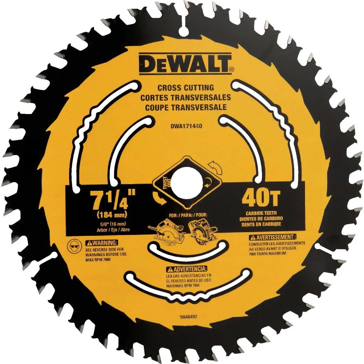 Comfortable DEWALT 7-1 4 In. 40-Tooth Circular Saw Blade 10-Pack Fashionable