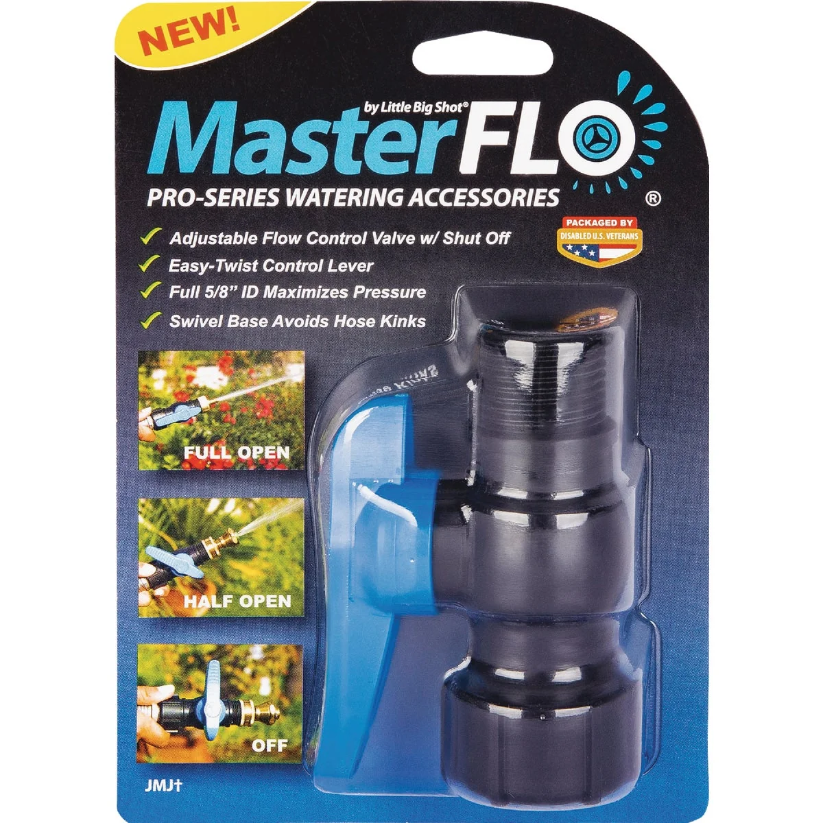 Excellent Master-FLO Continuous Water Flow Controller Shut-Off Valve With Swivel Base Recyclable