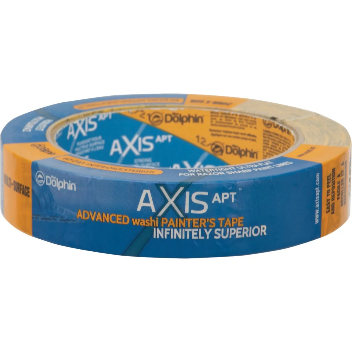 Carefully Designed Blue Dolphin Axis APT .94 In. x 54.6 Yd. Washi Painter’s Tape Top-Quality