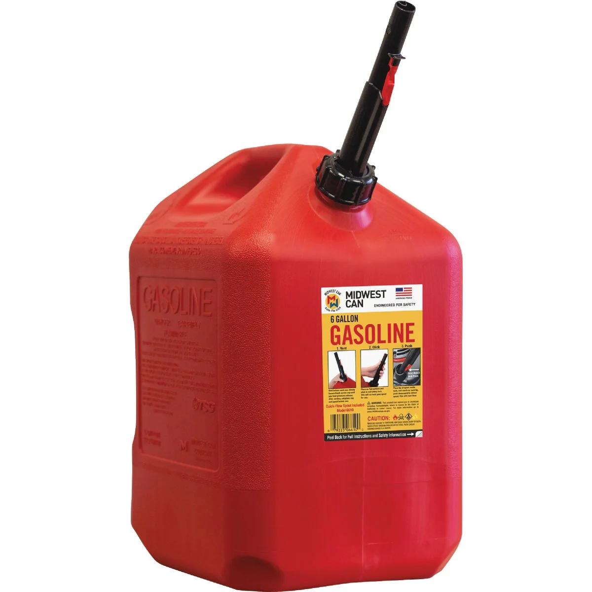 Specialty Midwest 6 Gal. Gas Can Soft
